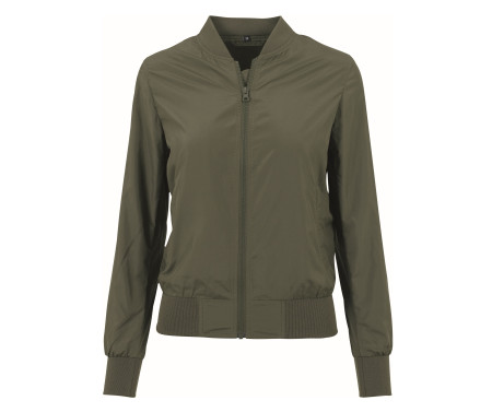 LADIES NYLON BOMBER JACKET