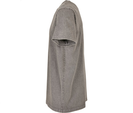 ACID WASHED ROUND NECK TEE