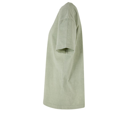 LADIES OVERSIZED ACID WASH TEE