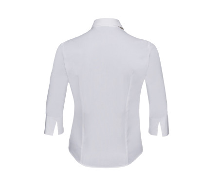 LADIES' 3/4 SLEEVE FITTED STRETCH SHIRT