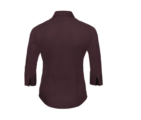 LADIES' 3/4 SLEEVE FITTED STRETCH SHIRT