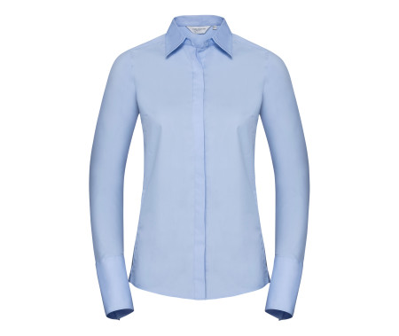 LADIES' LONG SLEEVE FITTED ULTIMATE STRETCH SHIRT