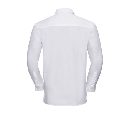 MEN'S LONG SLEEVE CLASSIC PURE COTTON POPLIN SHIRT