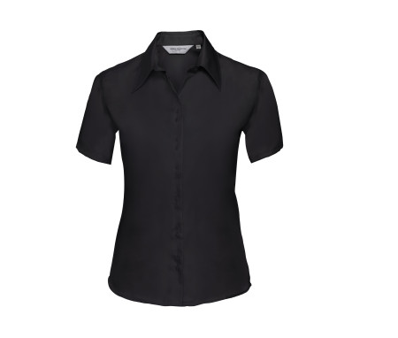 LADIES' SHORT SLEEVE TAILORED ULTIMATE NON-IRON SHIRT