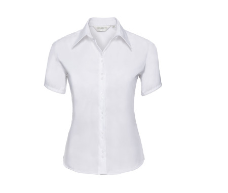 LADIES' SHORT SLEEVE TAILORED ULTIMATE NON-IRON SHIRT