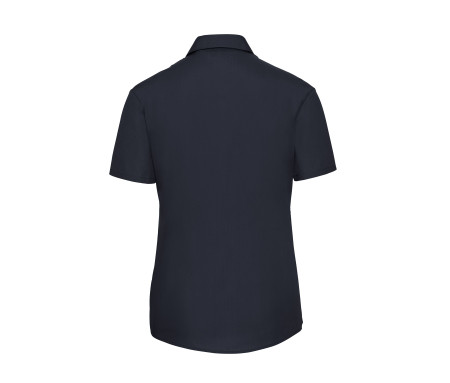 LADIES' SHORT SLEEVE CLASSIC POLYCOTTON POPLIN SHIRT