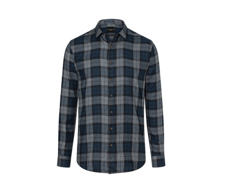 MEN'S CHECKED SHIRT URBAN-STYLE