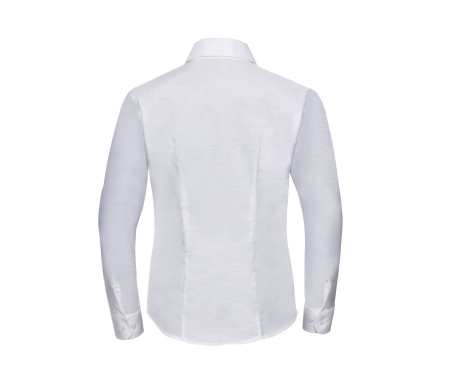 LADIES' LONG SLEEVE TAILORED OXFORD SHIRT