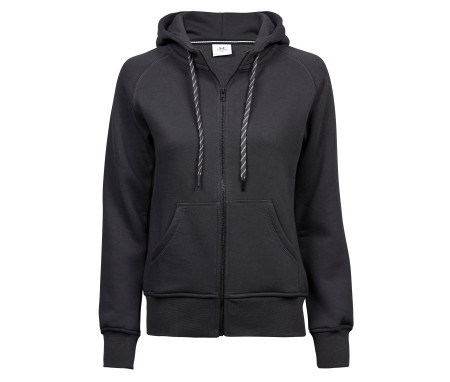 LADIES FASHION FULL ZIP HOOD