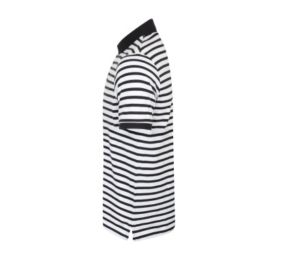 STRIPED JERSEY POLO SHIRT