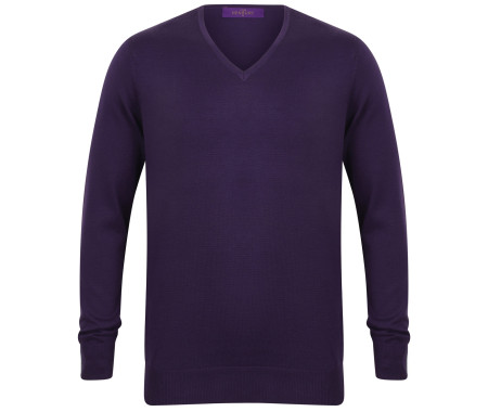 MEN'S V-NECK JUMPER