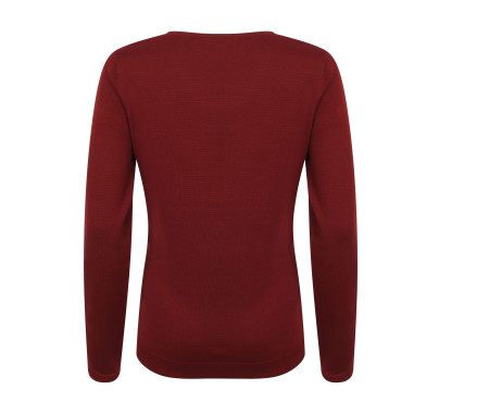 LADIES' V-NECK JUMPER