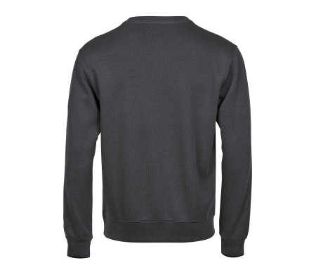 RIBBED INTERLOCK CREW NECK