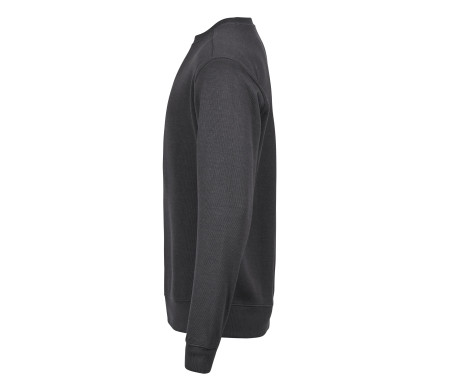 RIBBED INTERLOCK CREW NECK