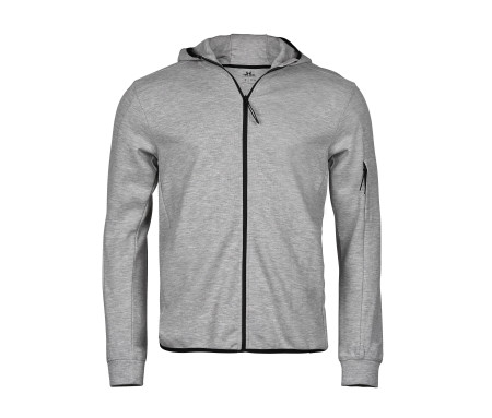 ATHLETIC HOODED FULL ZIP SWEAT