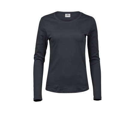 LADIES LONG SLEEVE INTERLOCK TEE