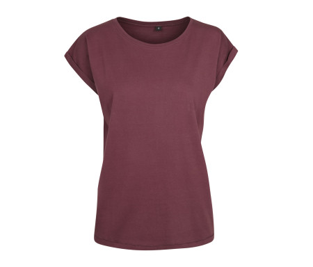 LADIES EXTENDED SHOULDER TEE
