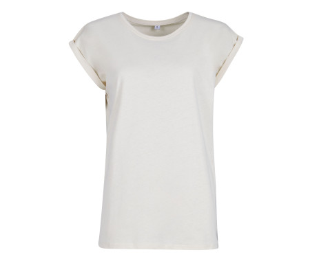 LADIES EXTENDED SHOULDER TEE