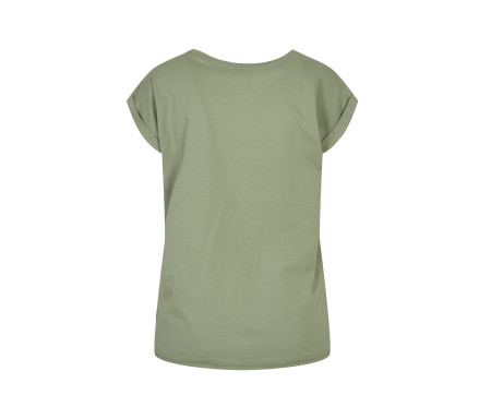 LADIES EXTENDED SHOULDER TEE