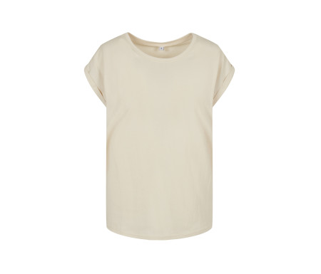LADIES EXTENDED SHOULDER TEE