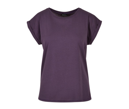 LADIES EXTENDED SHOULDER TEE