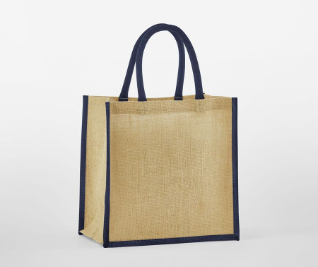 NATURAL STARCHED JUTE MINI GIFT BAG