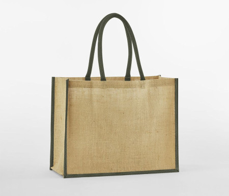 NATURAL STARCHED JUTE CLASSIC SHOPPER
