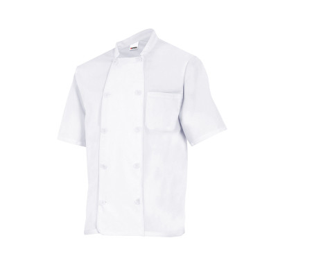 VESTE DE CUISINIER MANCHES COURTES