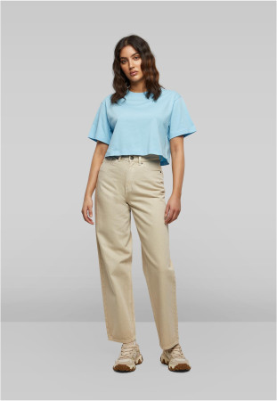 LADIES SHORT OVERSIZED TEE