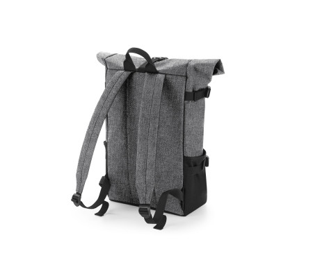 BLOCK ROLL-TOP BACKPACK