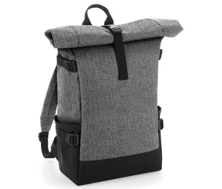 BLOCK ROLL-TOP BACKPACK