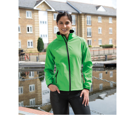 WOMENS PRINTABLE SOFTSHELL JACKET