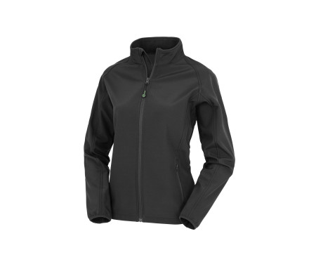 WOMENS RECYCLED 2-LAYER PRINTABLE SOFTSHELL JACKET