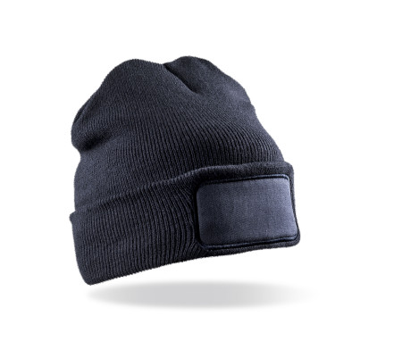 DOUBLE KNIT PRINTERS BEANIE