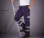 HI-VIS POLYCOTTON CARGO TROUSERS WITH KNEE PAD POCKETS