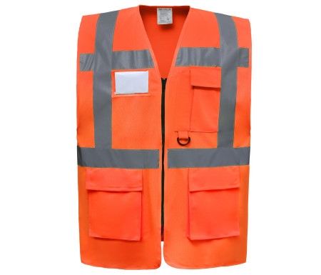 MULTI-FUNCTIONAL EXECUTIVE HI-VIS WAISTCOAT