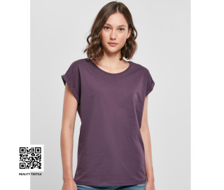 LADIES EXTENDED SHOULDER TEE