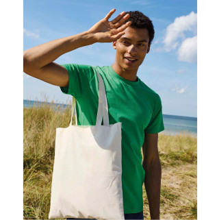 TIGER COTTON SHOPPING BAG, LONG HANDLES