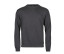RIBBED INTERLOCK CREW NECK