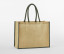 NATURAL STARCHED JUTE CLASSIC SHOPPER